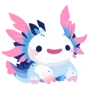 Стикеры Набор Emoji Axolotl