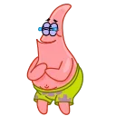 Стикеры Набор Emoji Patrick Патрик