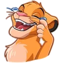 Стикеры Набор Emoji Simba Симба