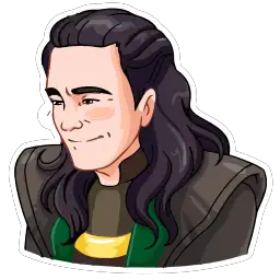 Emoji для телеграмм и Whatsapp Набор Emoji Loki