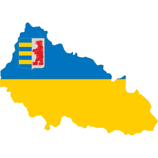 Стикеры для телеграмм и Whatsapp Flag Map Ukrainian Region