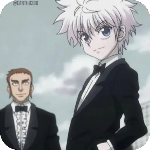 Стикеры для телеграмм и Whatsapp Killua Zoldyck @Earth928B