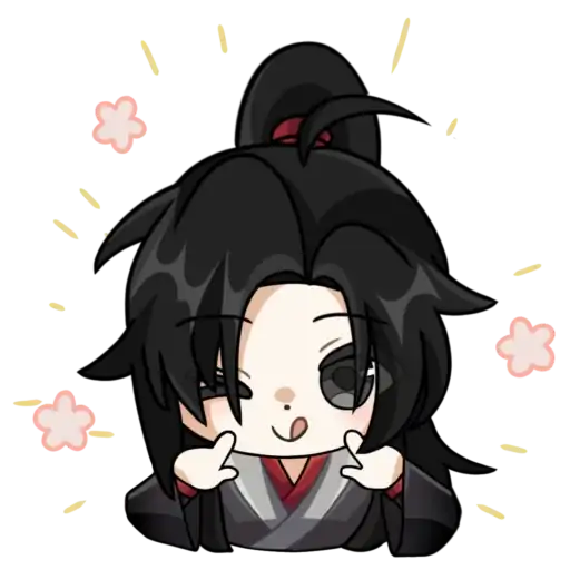 Стикеры для телеграмм и Whatsapp mdzs x genshin @qqwelj