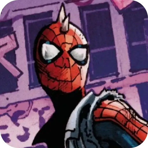 Стикеры для телеграмм и Whatsapp Spider Punk @Earth928B