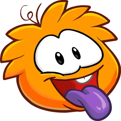 Стикеры для телеграмм и Whatsapp Puffle Pack