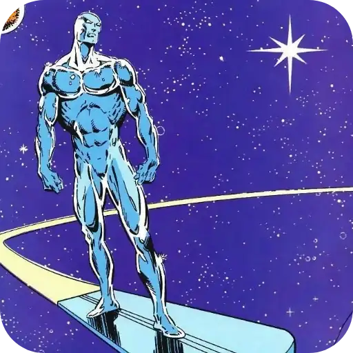 Стикеры для телеграмм и Whatsapp Silver Surfer ➩ @Earth928B