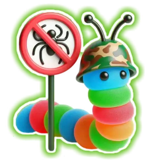 Стикеры для телеграмм и Whatsapp Worms by @Noxstick