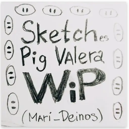 Стикеры для телеграмм и Whatsapp Pig Valera - WiP (@Mari_Deinos)