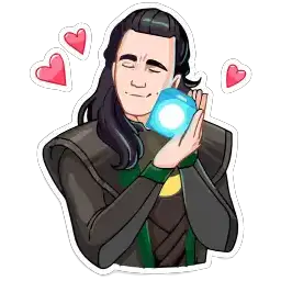 Emoji для телеграмм и Whatsapp Набор Emoji Loki