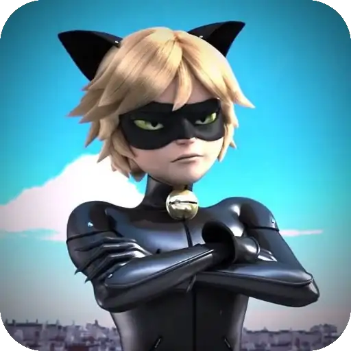 Стикеры для телеграмм и Whatsapp Cat Noir @Earth928B