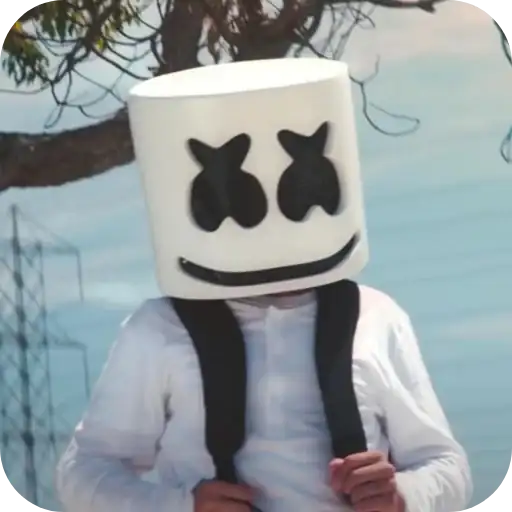 Стикеры для телеграмм и Whatsapp Marshmello ➩ @Earth928B