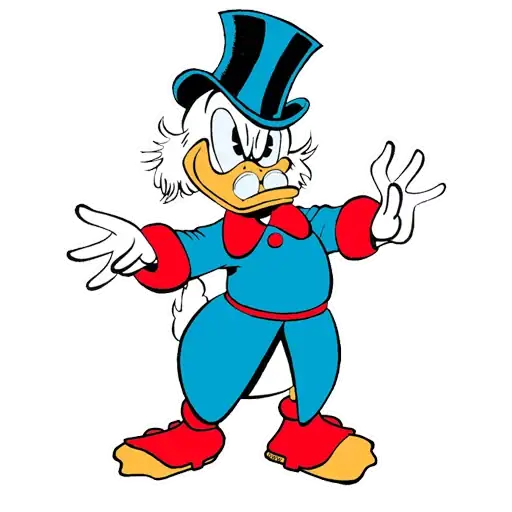 Стикеры для телеграмм и Whatsapp Uncle Scrooge @STICK17