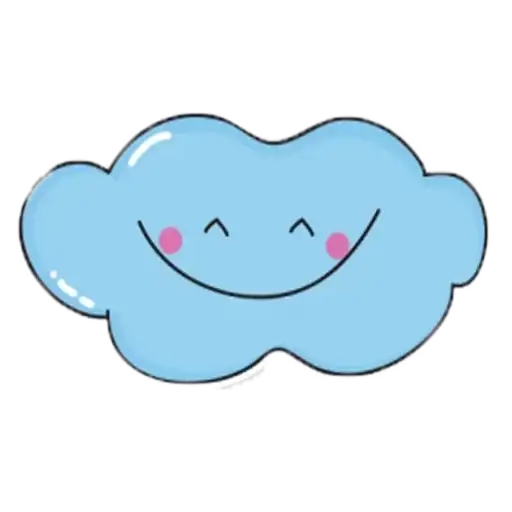 Стикеры для телеграмм и Whatsapp Charming Cloud @stickersb2b