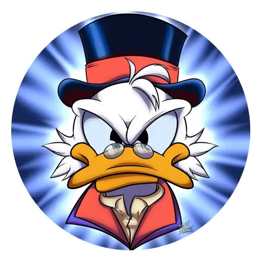 Стикеры для телеграмм и Whatsapp Uncle Scrooge @STICK17