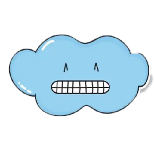 Стикеры для телеграмм и Whatsapp Charming Cloud @stickersb2b