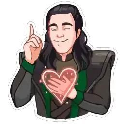 Emoji для телеграмм и Whatsapp Набор Emoji Loki