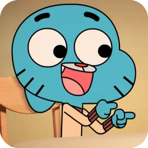 Стикеры для телеграмм и Whatsapp Gumball @Earth928B