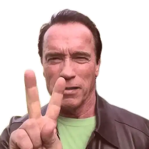 Стикеры для телеграмм и Whatsapp Schwarzenegger ➩ @Earth928B