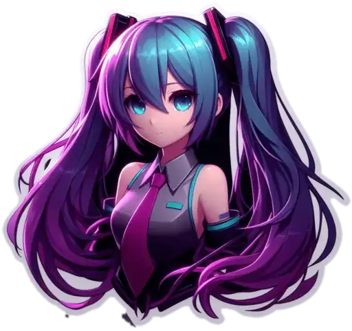 Стикеры для телеграмм и Whatsapp VOLT @vscreator_life Part 2 Hatsune Miku