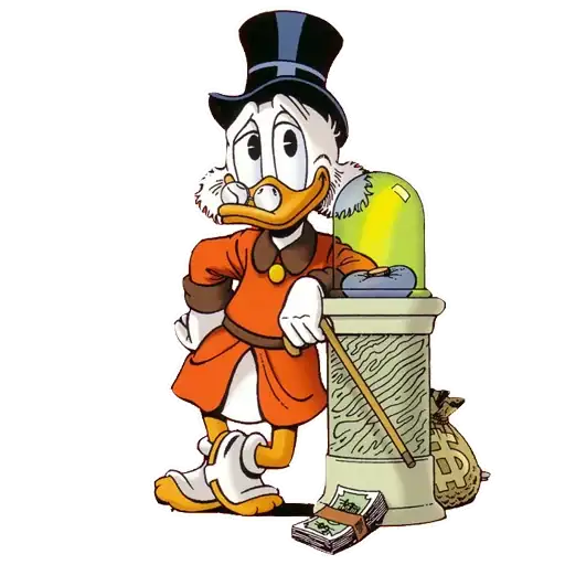 Стикеры для телеграмм и Whatsapp Uncle Scrooge @STICK17