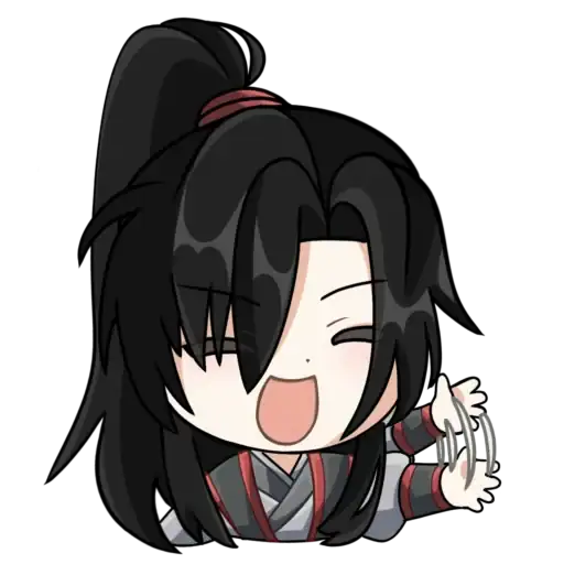 Стикеры для телеграмм и Whatsapp mdzs x genshin @qqwelj