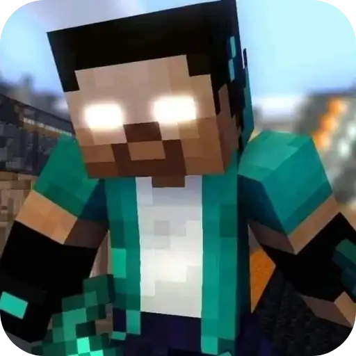 Стикеры для телеграмм и Whatsapp Herobrine @Earth928B