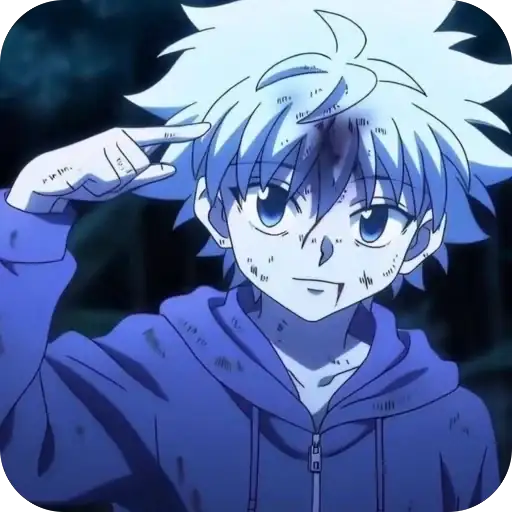 Стикеры для телеграмм и Whatsapp Killua Zoldyck @Earth928B