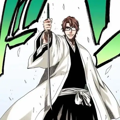 Стикеры для телеграмм и Whatsapp Aizen Sosuke by @mikuStcikers