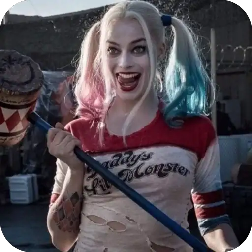 Стикеры для телеграмм и Whatsapp Harley Quinn @Earth928B