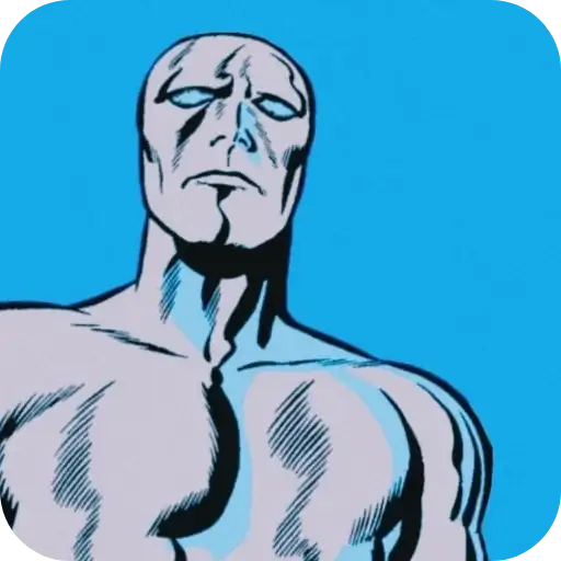 Стикеры для телеграмм и Whatsapp Silver Surfer ➩ @Earth928B