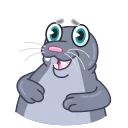 Стикеры Silly Seal