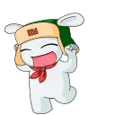 Стикеры Набор Emoji Mi Bunny