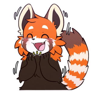 Стикеры Red Panda - By nyanpizza