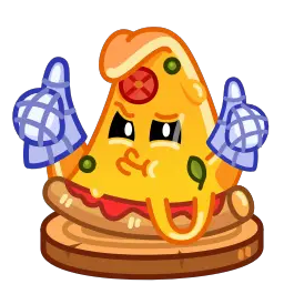 Стикеры для телеграмм и Whatsapp Slice of Pizza