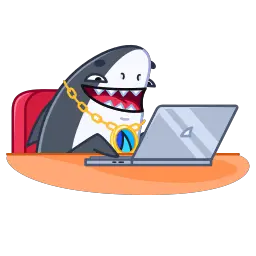 Стикеры для Телеграм и Whatsapp Shark