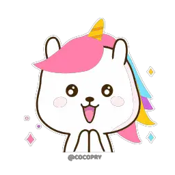 Emoji для телеграмм и Whatsapp Набор Emoji Cute Unicorn