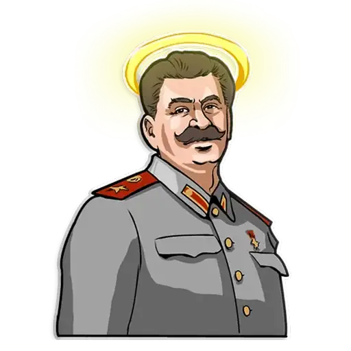 Стикеры для телеграмм и Whatsapp Stalin