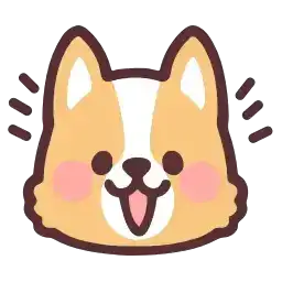 Emoji для телеграмм и Whatsapp Набор Emoji fluffy corgi