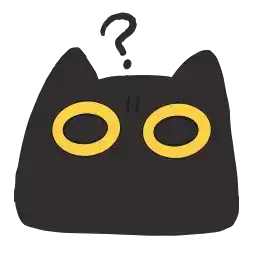 Emoji для телеграмм и Whatsapp Набор Emoji black kitty