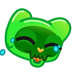 Emoji для телеграмм и Whatsapp Набор Emoji Slippery Cat Emoji