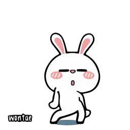 Стикеры для телеграмм и Whatsapp HyperRabbit